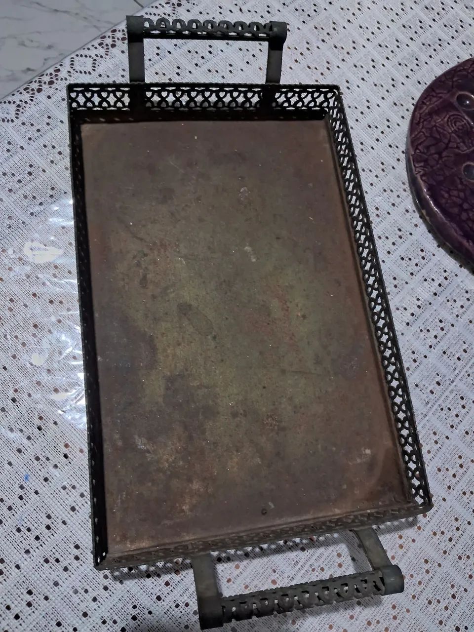 Bandeja de metal 