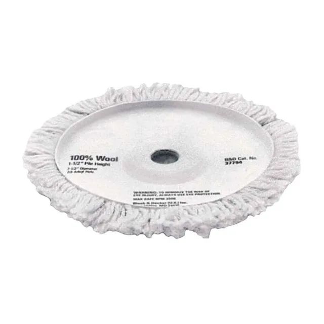 Boina de Lã para Polimento 180mm 100% Lã Dewalt DW4988 - Foto 2