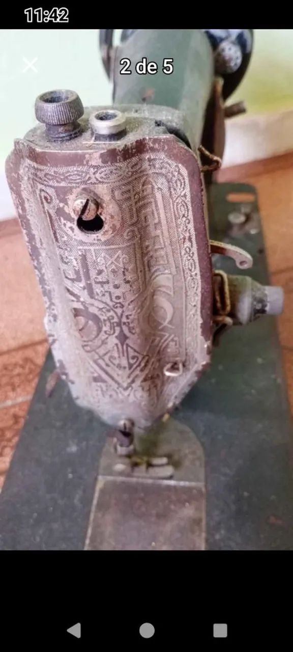 Máquina costura Singer antiguidade