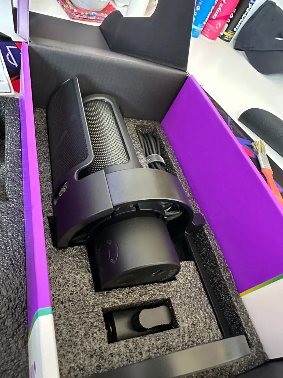 Microfone Gamer Fifine A8 Plus Ampligame RGB - Foto 5