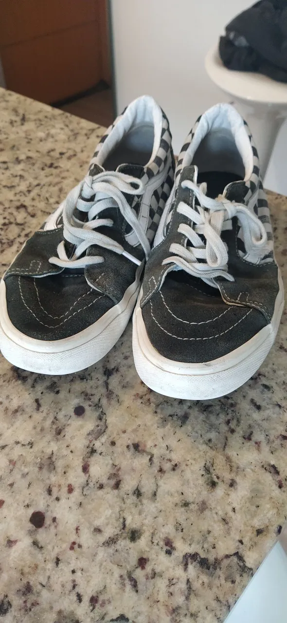 Tênis Vans Checkerboard - Estilo e Conforto