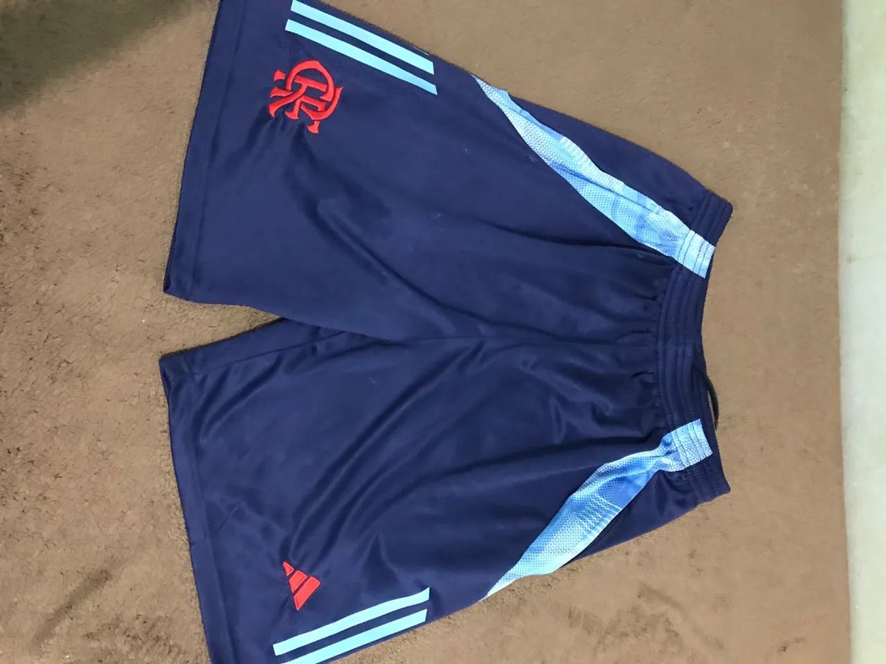 Camiseta Adidas Azul XL Conjunto Flamengo  - Foto 5