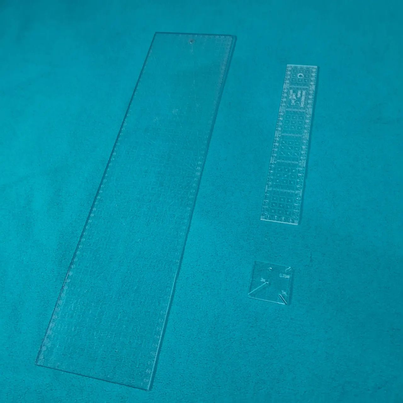 Réguas de Corte para costura e modelagem - 3 peças - Foto 2