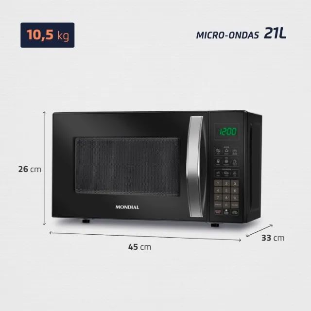 Microondas Mondial 21L - Foto 4