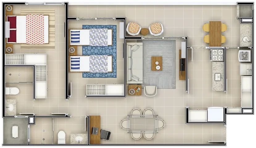 Apartamento proximo a Av Italia