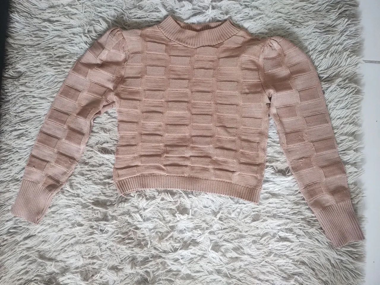 Blusa cropped Feminino Tricot Modal Premium. - Foto 2