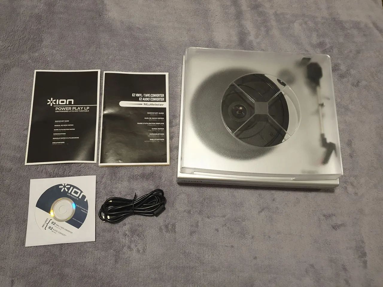 Gravador de disco vinil LP para mp3, usb, marca ion na caixa - Foto 4