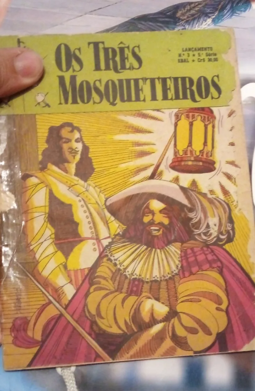 Hq/Quadrinho Os três mosqueteiros Ebal 1981 n°3