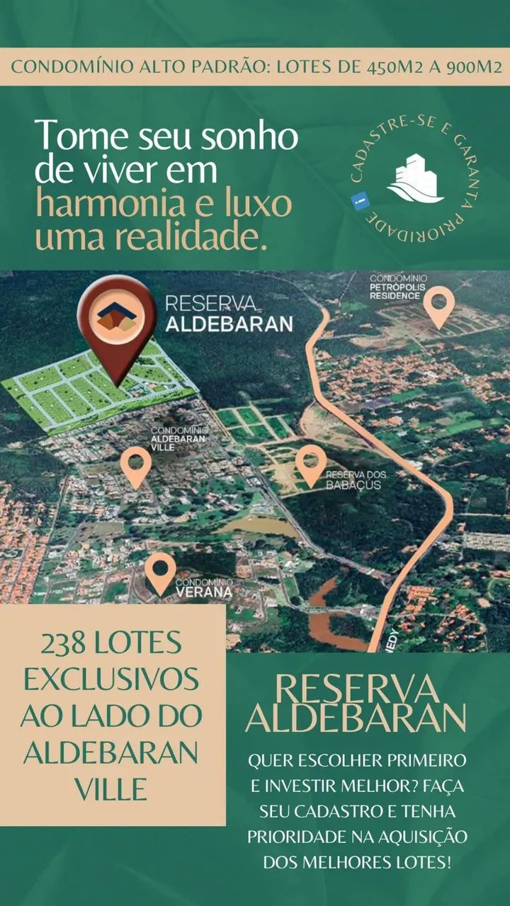 Lançamento Reserva Aldebaran lotes a partir de 450m - Foto 2