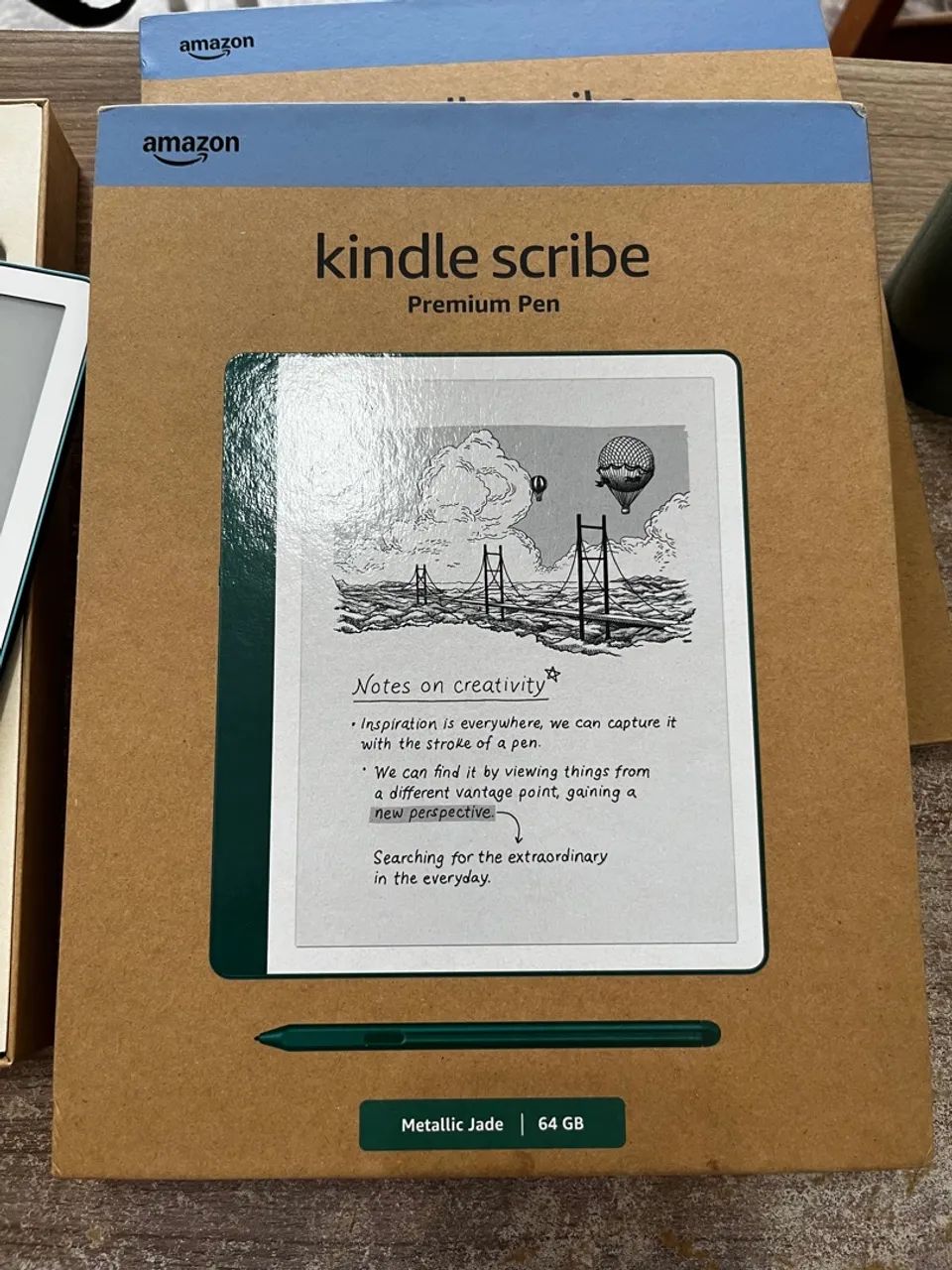 Kindle Scribe 64GB - Jade Metálico + Capa 