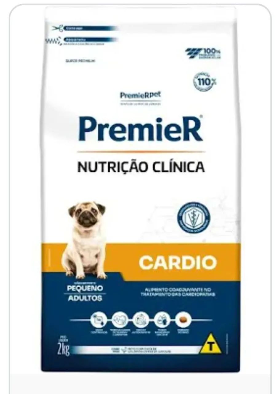 Ração Premier Nutrição Clínica Cardio cães 2kg - pequeno porte