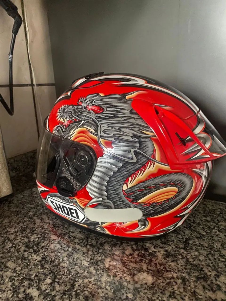 Capacete Shoei X-Spirit 1 Kiyomari - Usado - Foto 4