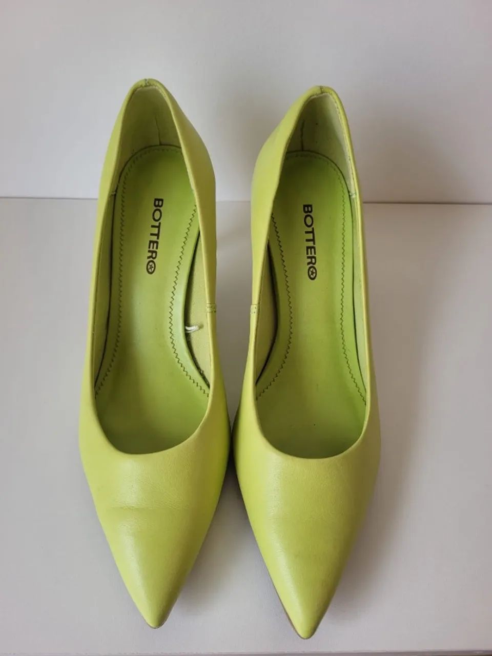 Sapato Bottero Scarpin Verde Limão