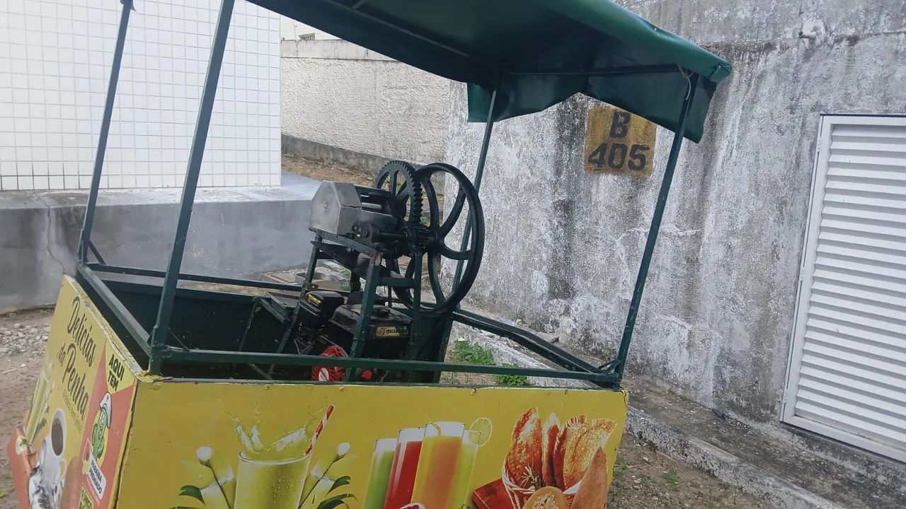 Moenda de cana+carreto+motor reserva - Foto 2