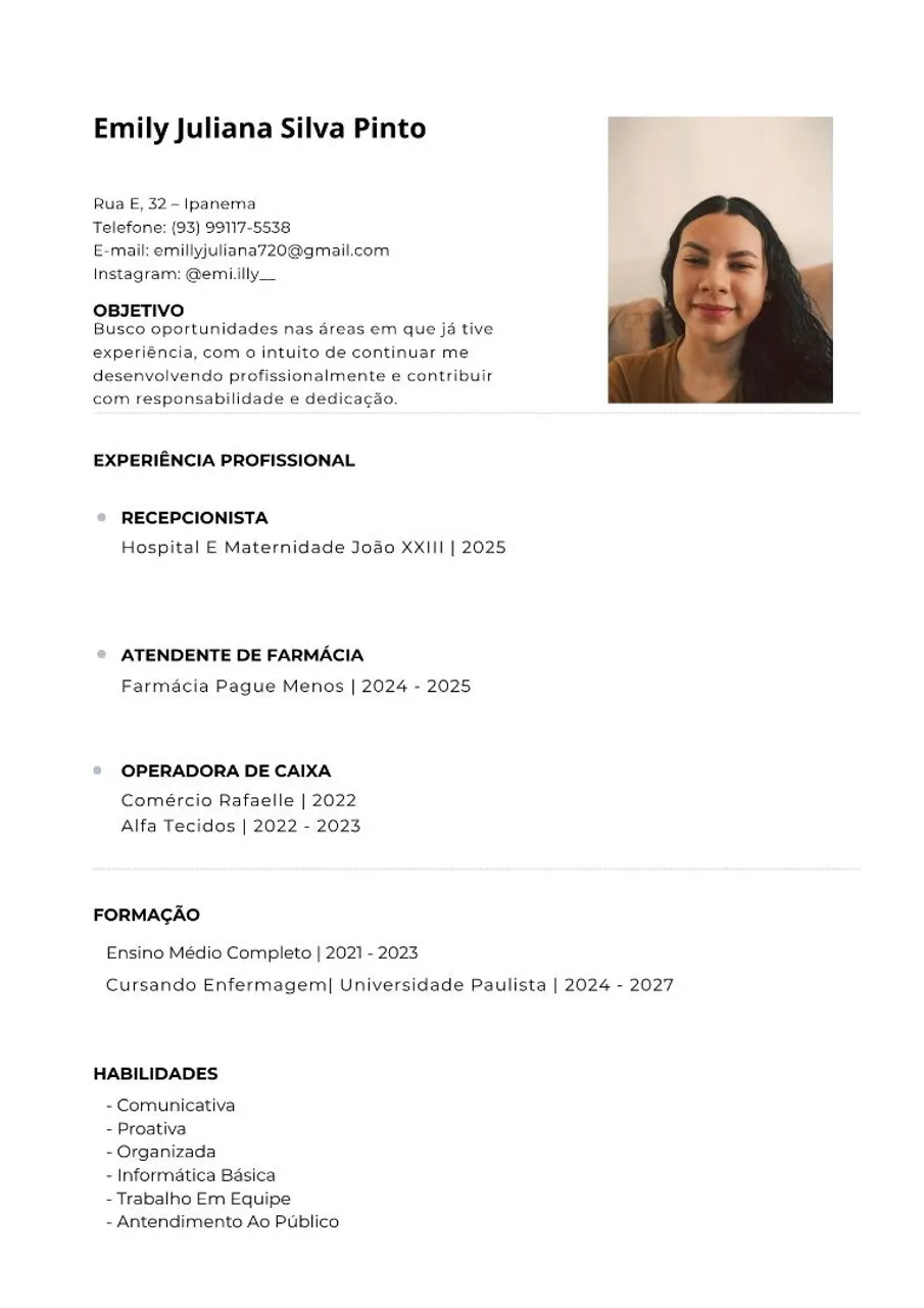 vaga de emprego 