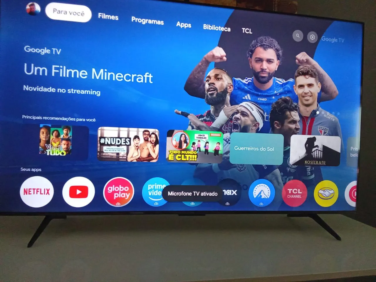 Tv nova com nota fiscal