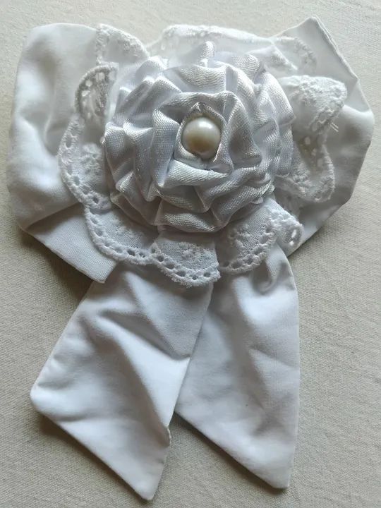 Laço bebê e infantil branco 