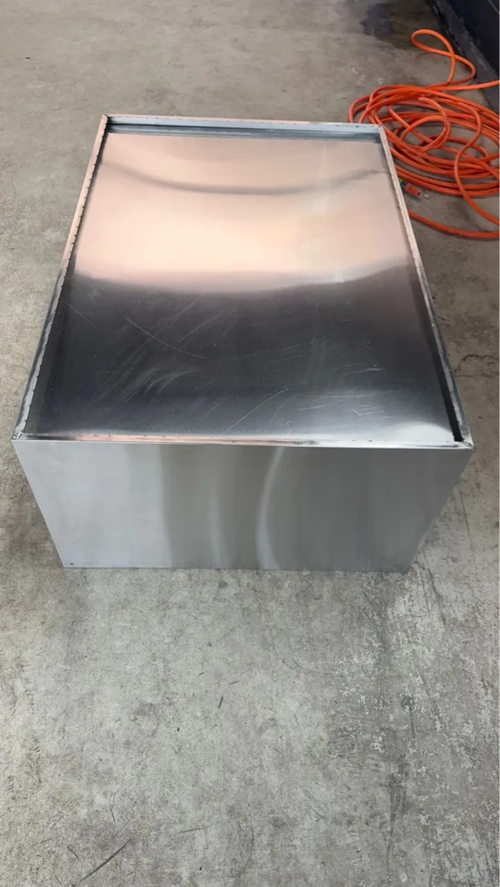 Coifa em aço inox em excelente estado