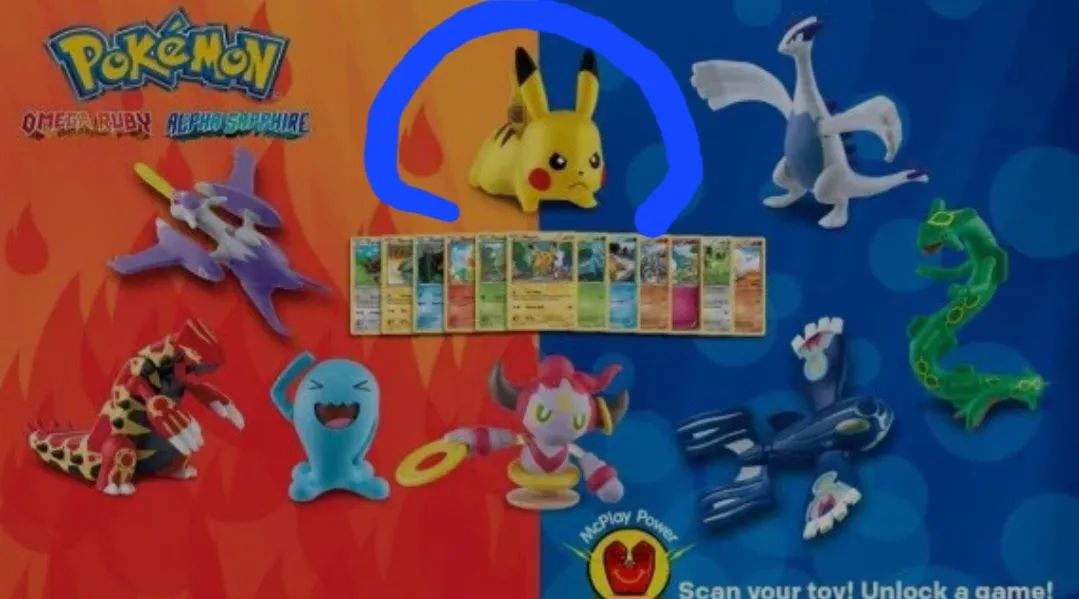 Pikachu Mcdonald's Coleção Alpha Sapphire & Omega Ruby 2018 (Raridade) !!! - Foto 5