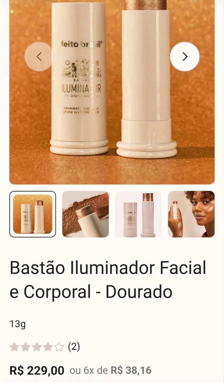 Iluminador bastão feito Brasil