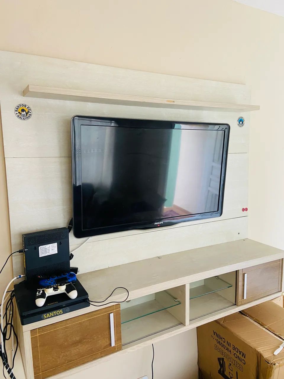 Mesa e painel de TV - Foto 2