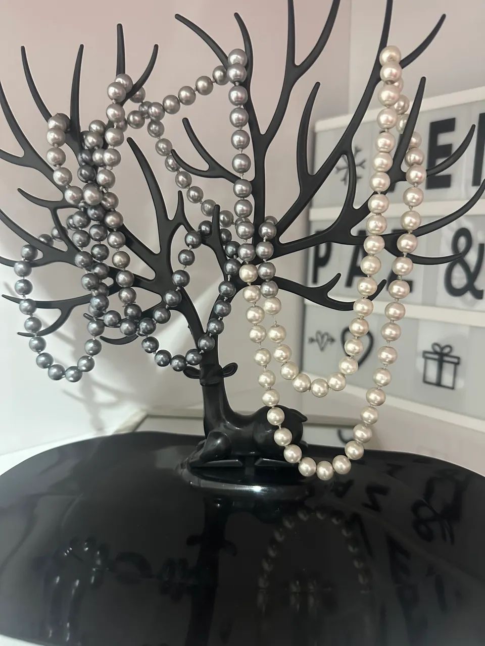 Colar pérolas degrade 75CM - Foto 3