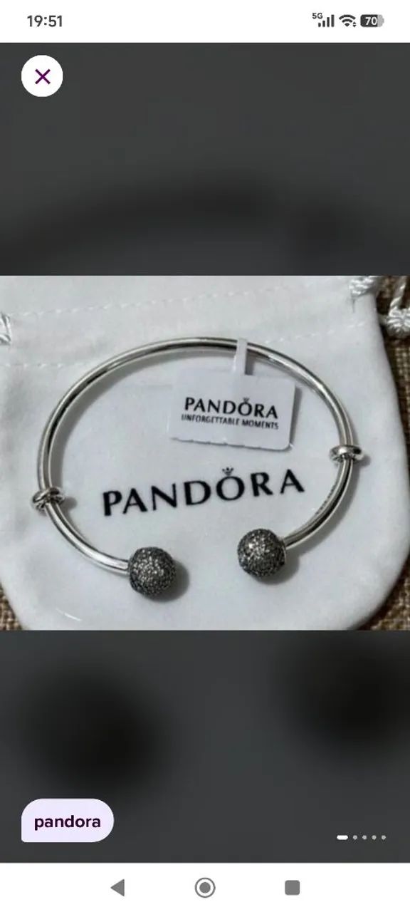 Bracelete Pandora 17cm  - Foto 2