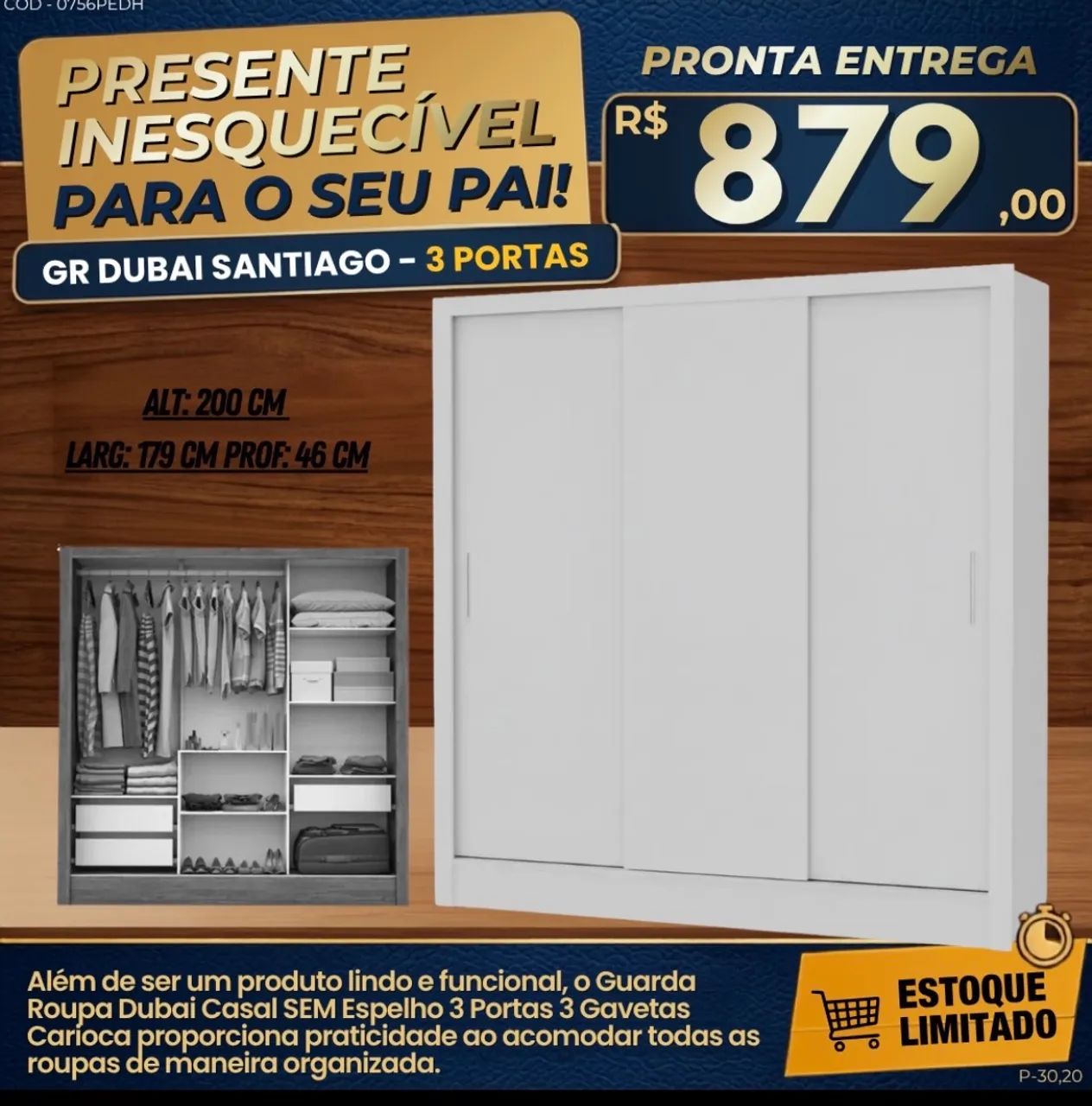Guarda roupa Casal 