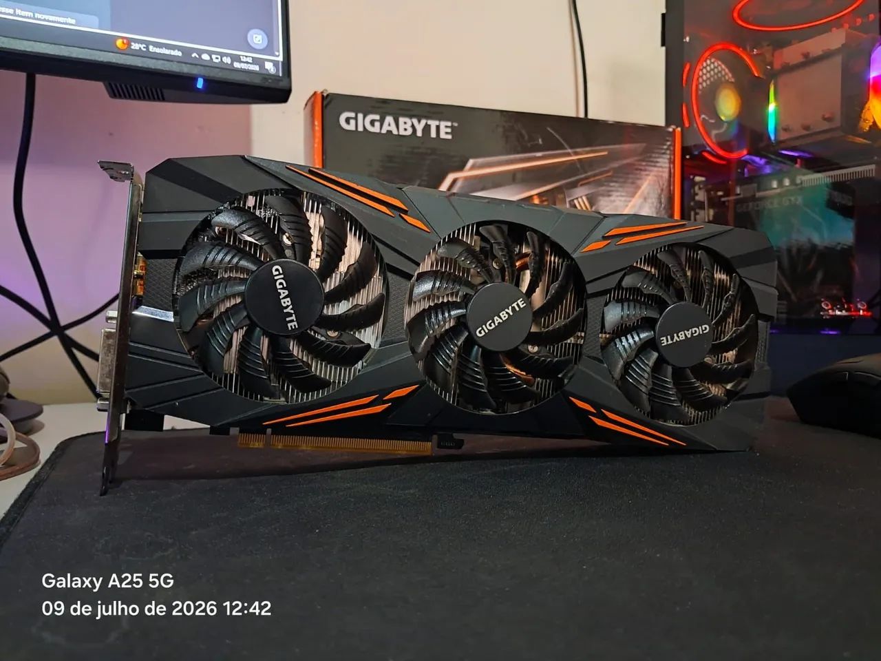 Placa de vídeo GTX 1070 8 gb 