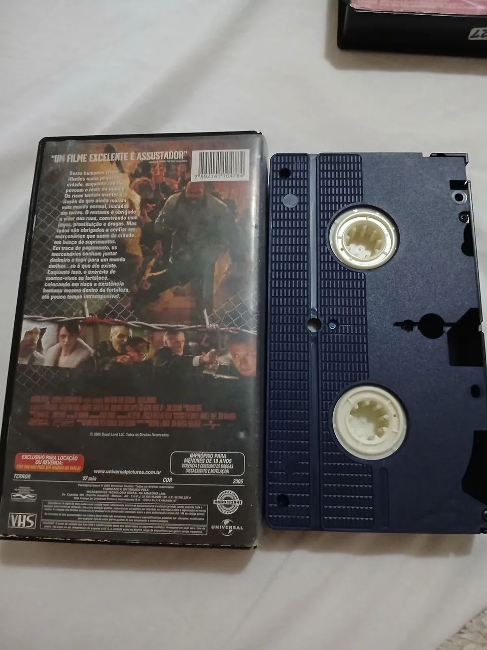 Vhs rarissimo terra dos mortos terror george romero - Foto 3