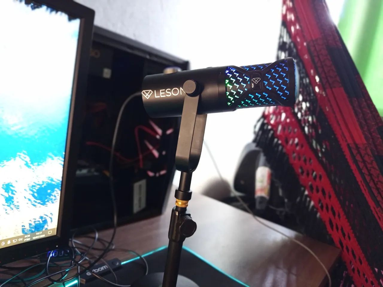 Microfone podcast profissional USB XLR  - Foto 4