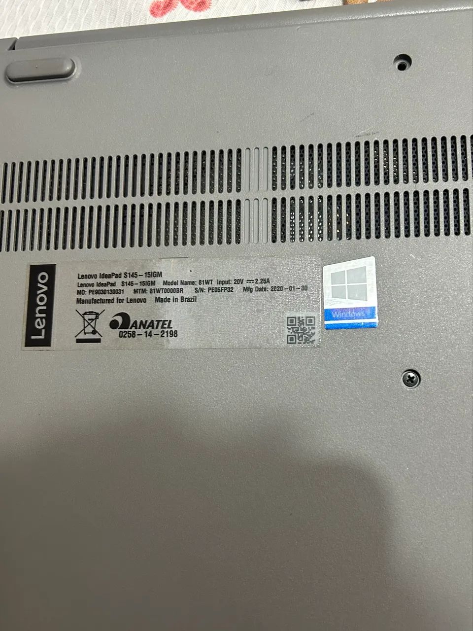 Notebook Lenovo Ideapad S145-15IGM 15,6? - Foto 2