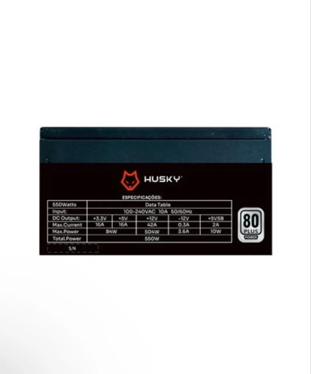 Fonte Husky Sledger 550W  Certificada 80 PLUS - Foto 5