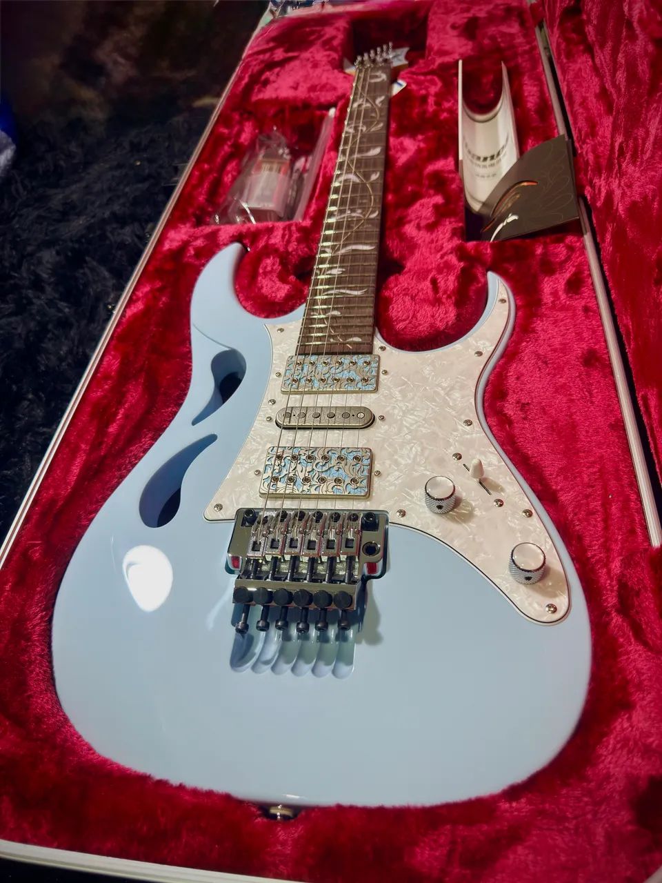 Ibanez Pia 3761 Blue Powder Nova sem uso - Foto 5