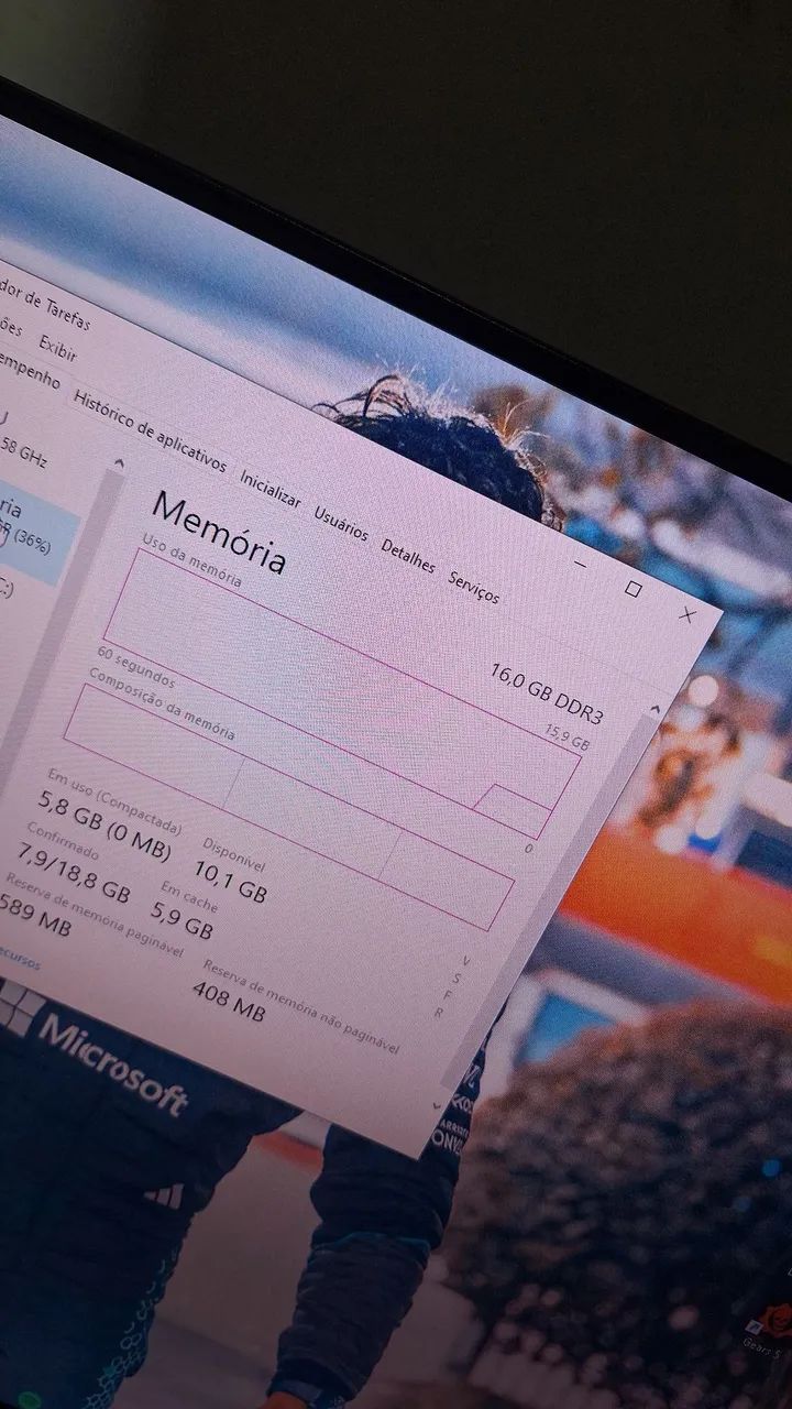 I7 4770, placa mãe, e memória ram 2x8 - Foto 4