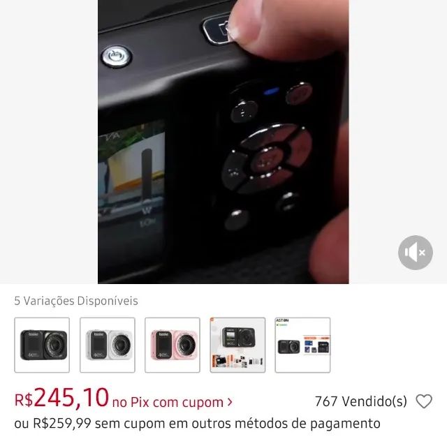 Câmera digital 
