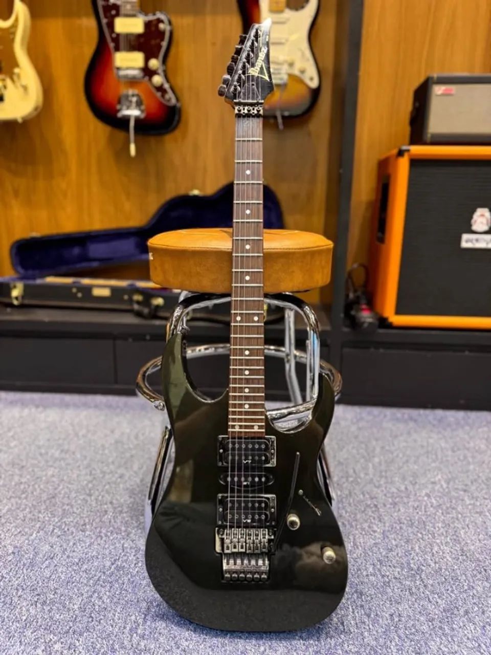 Guitarra Stratocaster Ibanez RG 570 Japonesa Schecter Fender Squier Seizi Tagima Jackson S - Foto 3
