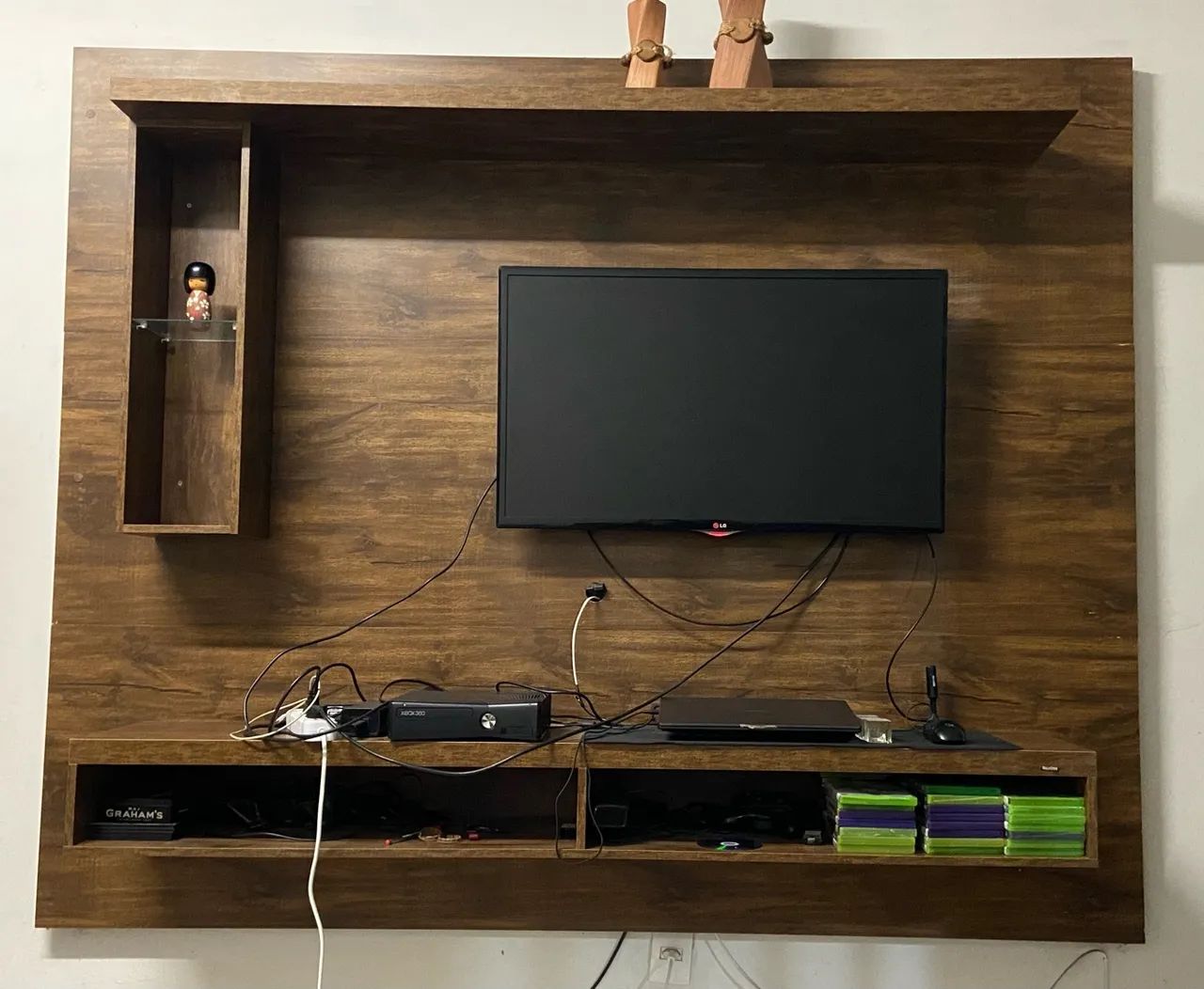 Painel de madeira para parede