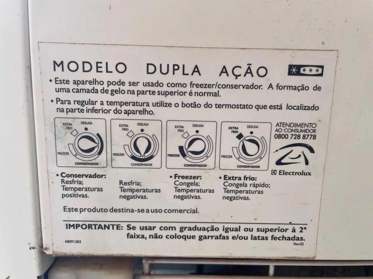 Freezer Electrolux dupla função 110v - Foto 3