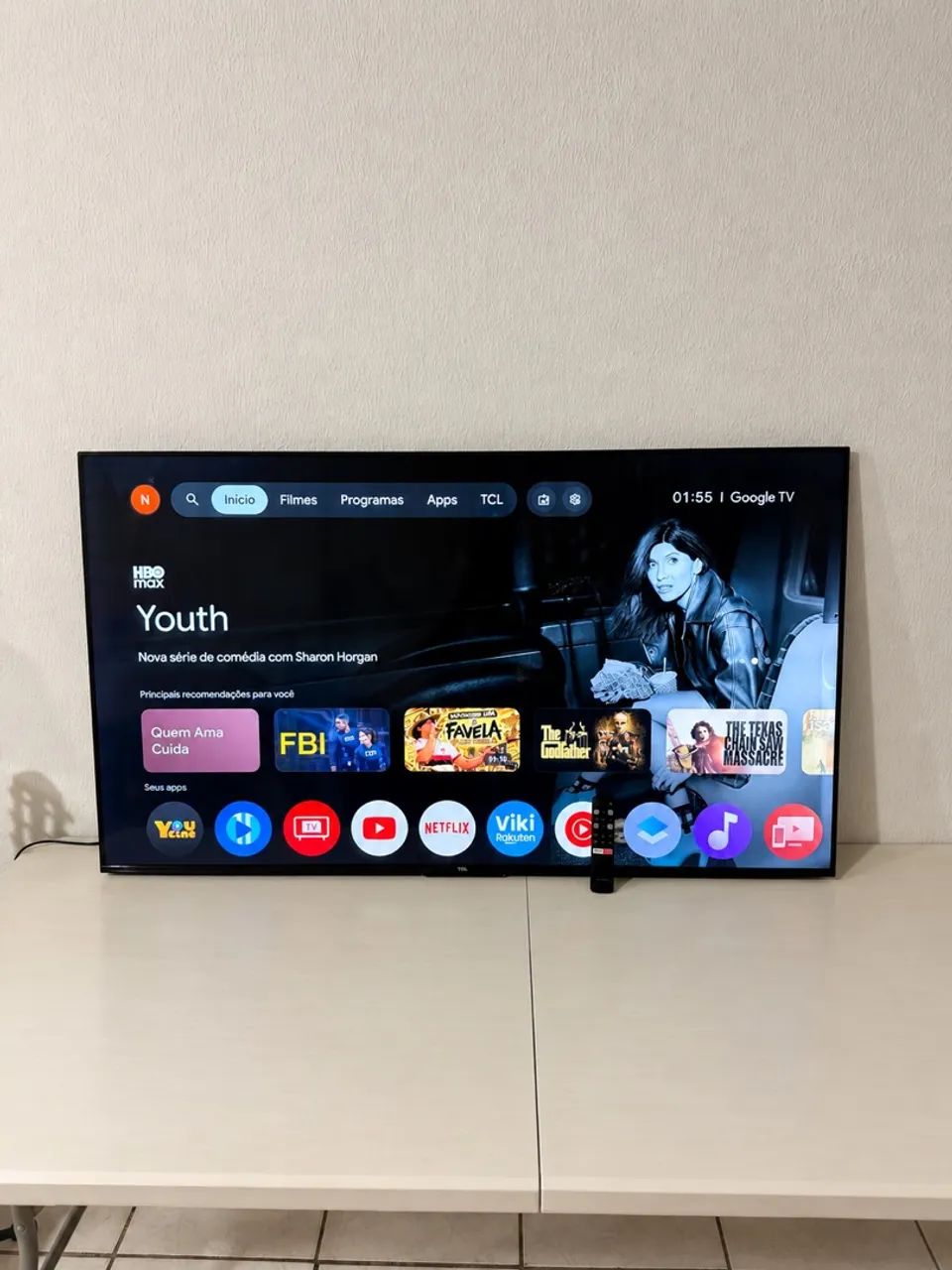 TV SMART TCL ANDROID 55 4K 55 POLEGADAS COM GARANTIA! 