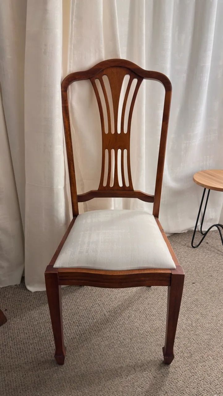 CADEIRA VINTAGE ESPALDAR VAZADO - Foto 5