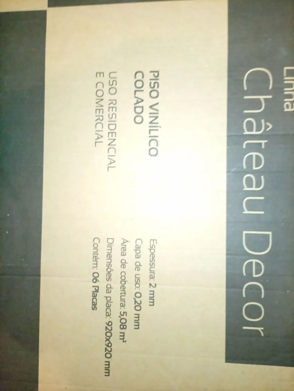 Piso vinílico Linha Château Decor (colado) - Foto 3
