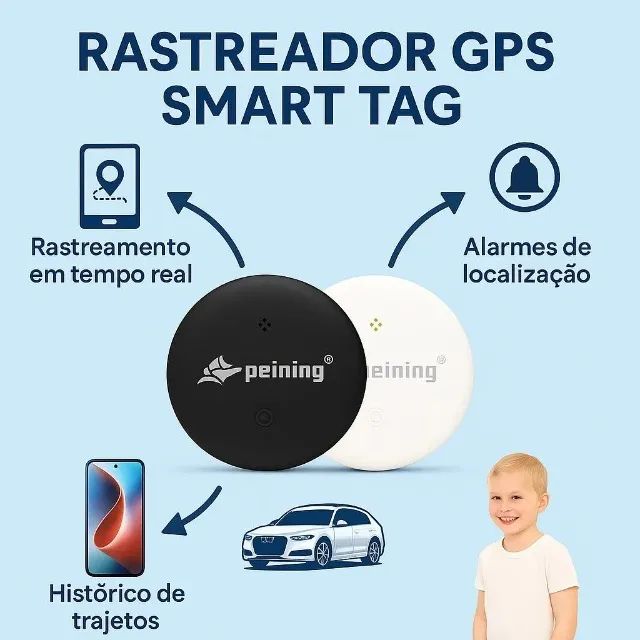 Smart Tag Localizador Rastreador Gps Peining Com Android - Foto 3