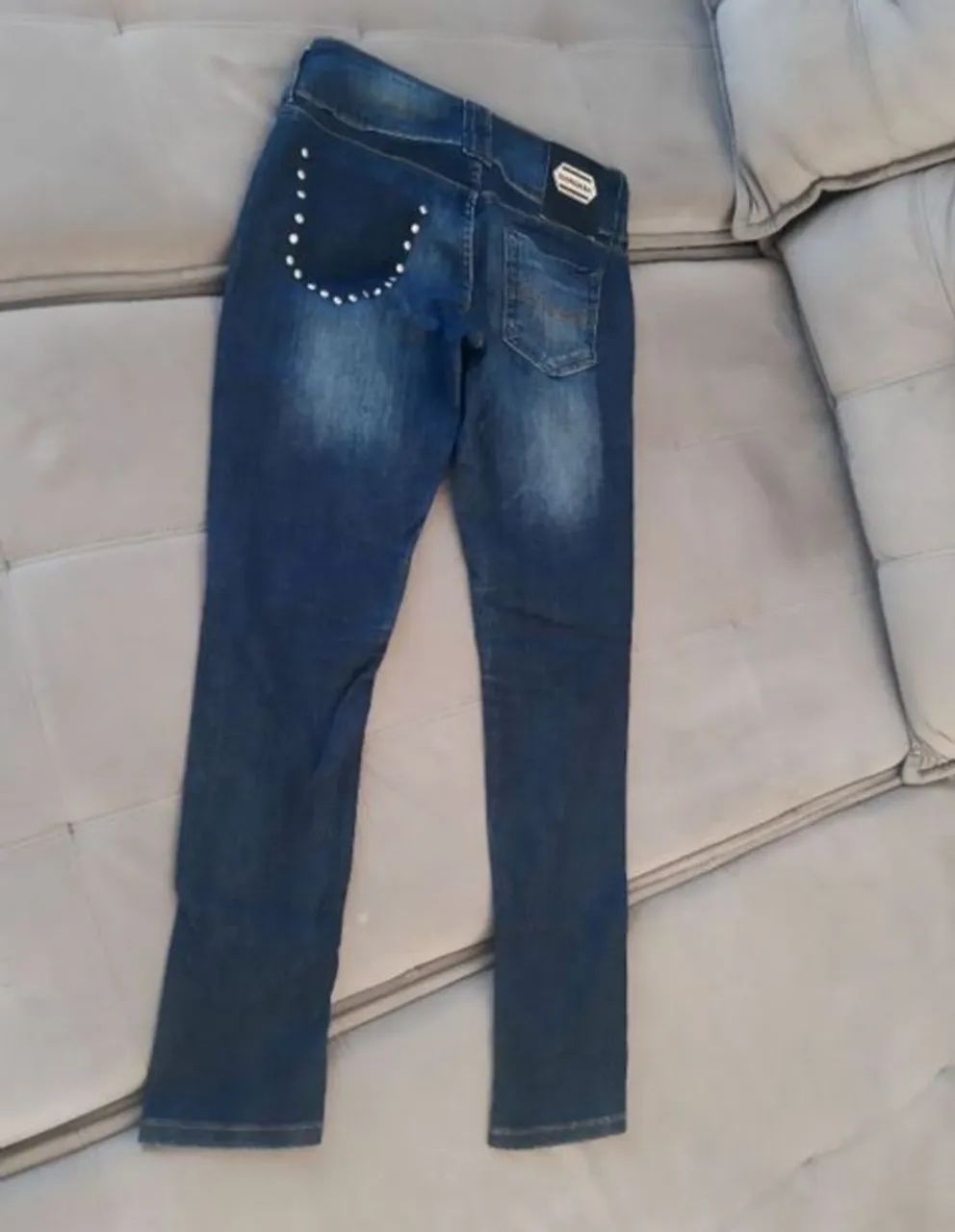 calça handara jeans destroyed tam.38 - Foto 4