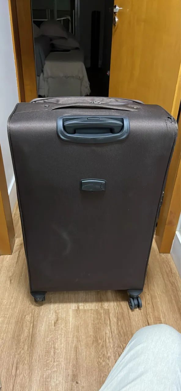 Mala Viagem 32kg - Marrom - Foto 4