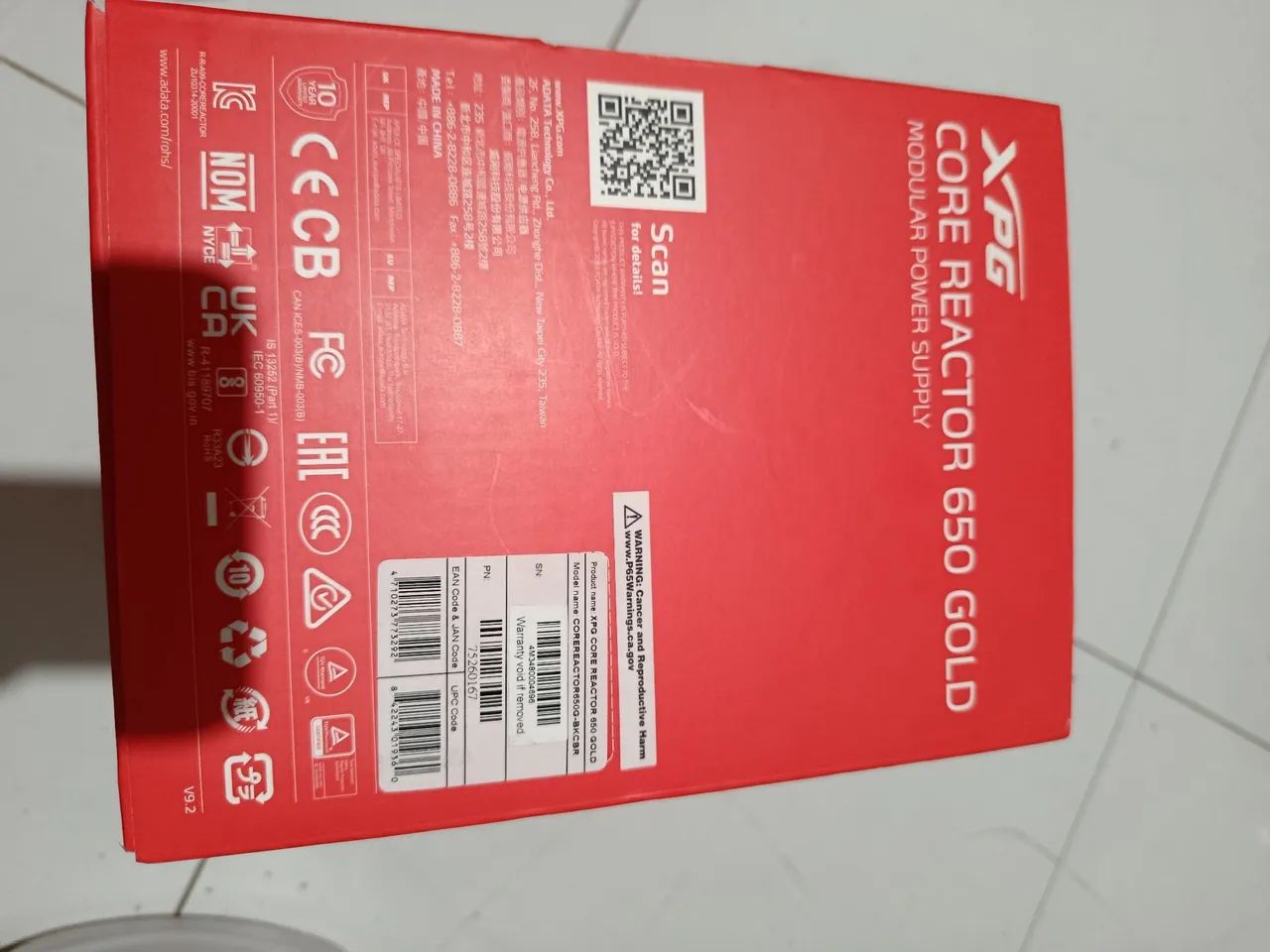 Fonte para PC XPG Core Reactor 650 Gold - Foto 2
