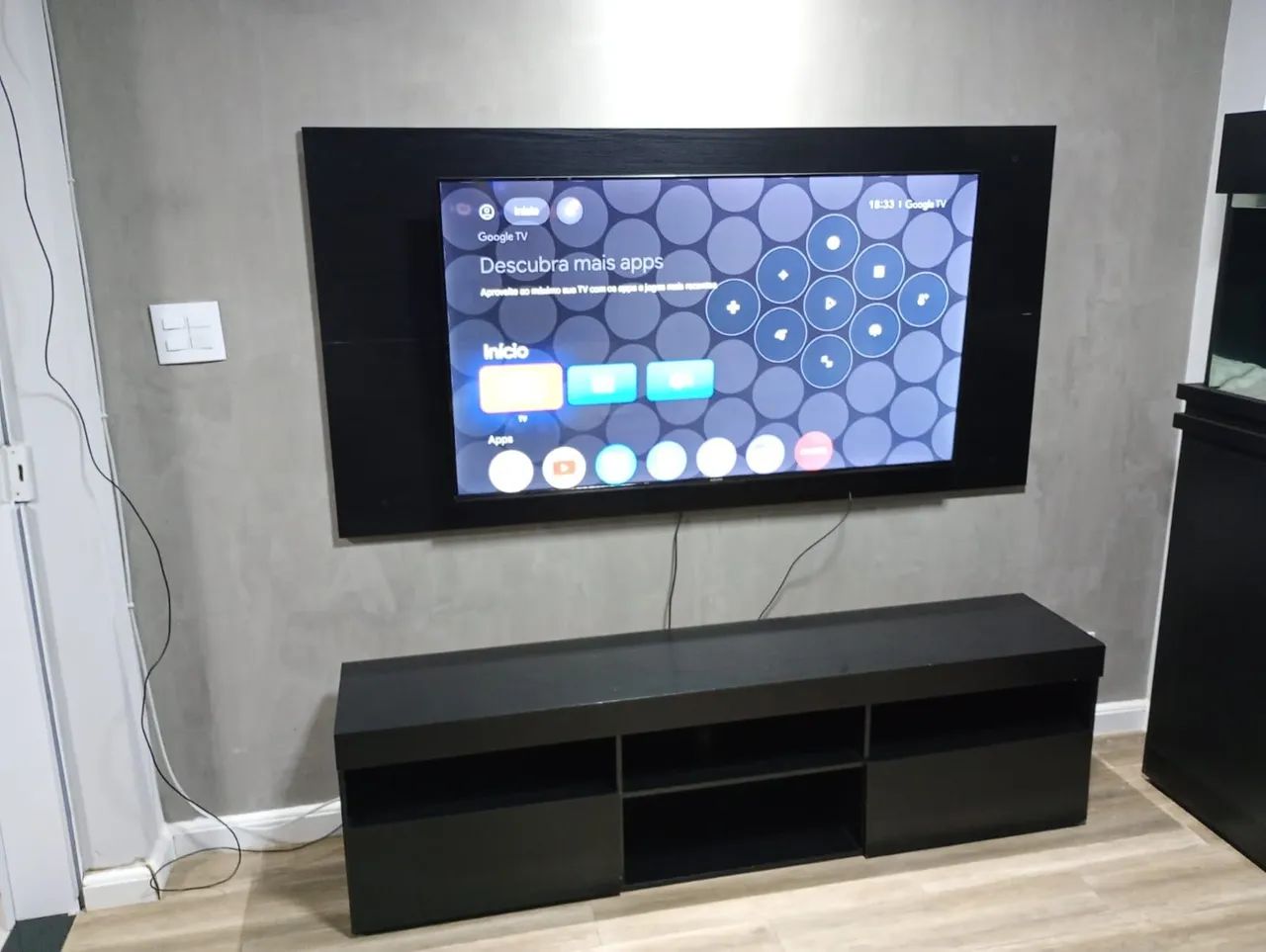 Rack com painel 