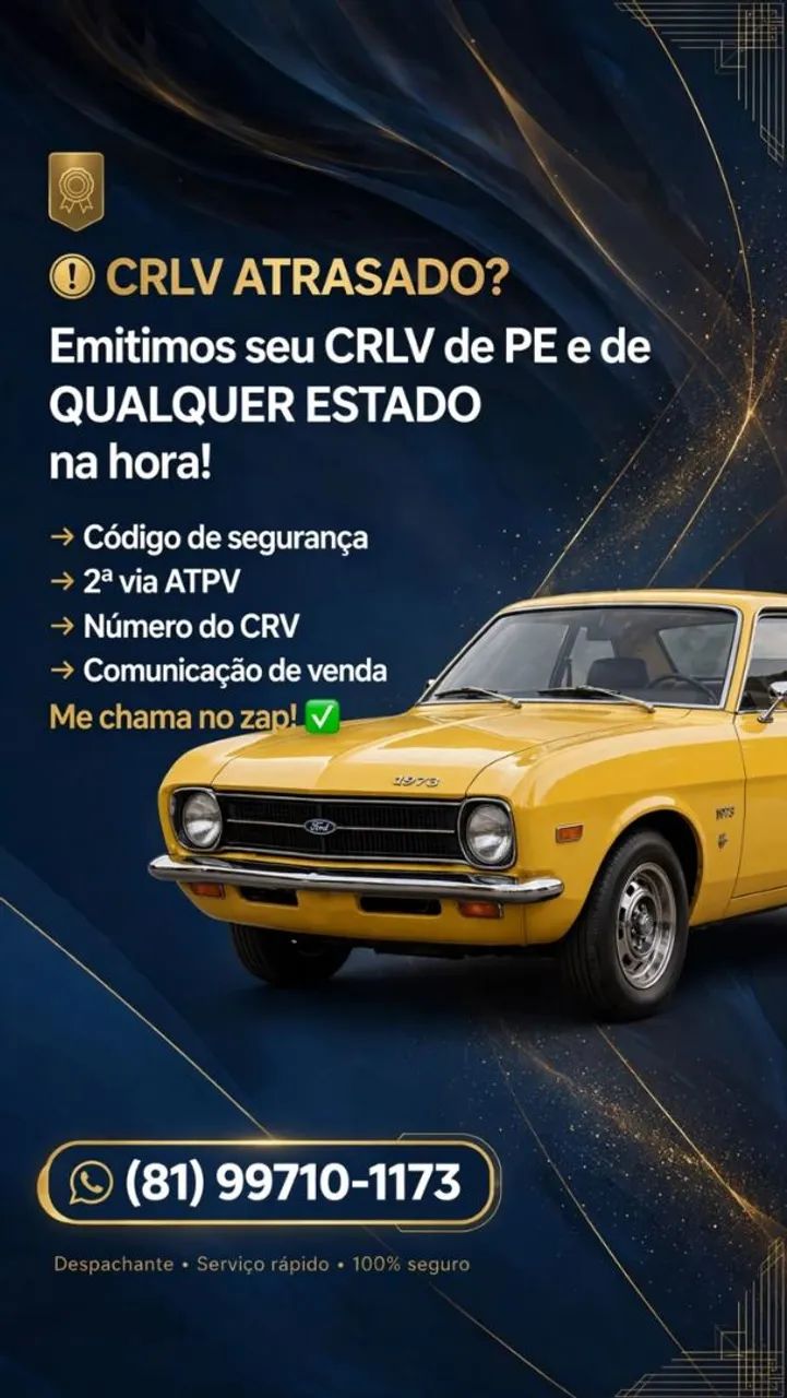CRLV de Pernambuco e todos os estados 