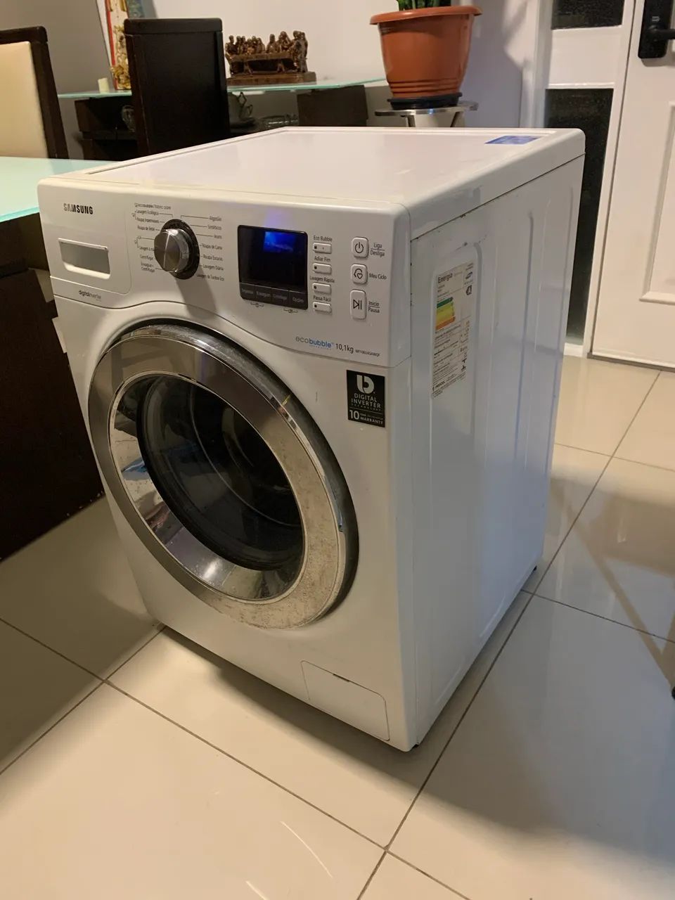 LAVADORA DE ROUPAS DIGITAL INVERTER