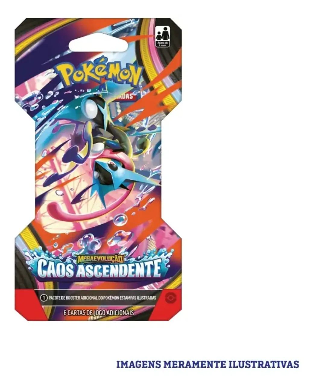 Kit Pokémon TCG 5 Blisters Lacrados + Box 3D CardLab - Foto 2